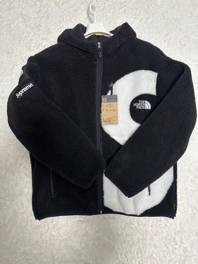 Supreme x The North Face S Logo Hooded Fleece Jacket "Black"