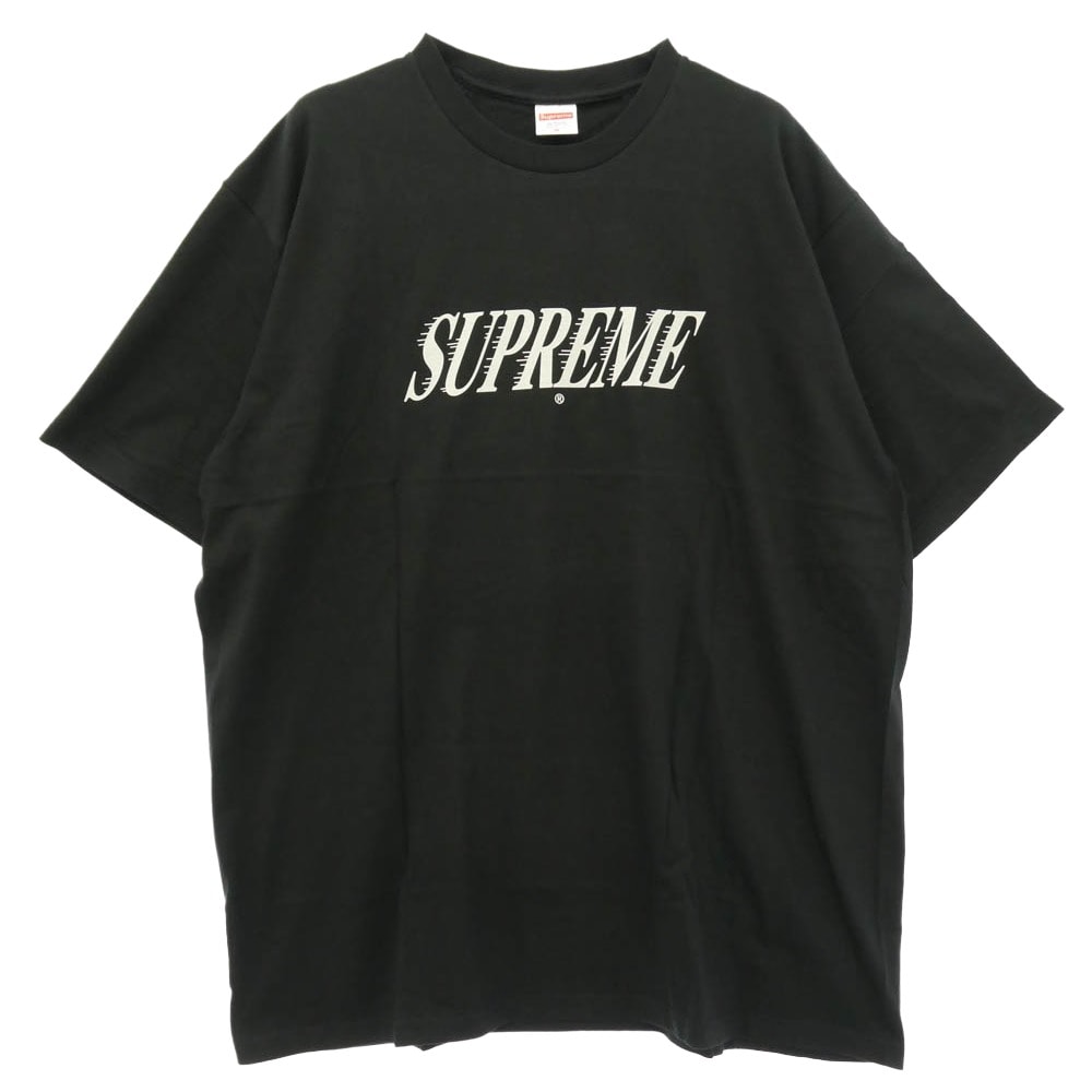 Supreme シュプリーム 22AW Slap Shot Tee スラップ ショット プリント 半袖 Tシャツ カットソー ブラック系 XL【極上美品】【中古】