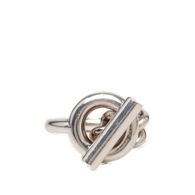 Hermes Croisette Ring GM Large Model "Silver"