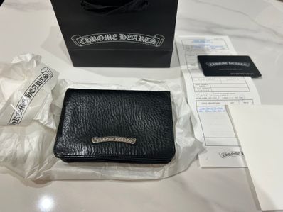 Chrome Hearts Joey by Fold Wallet / Heavy Leather "Black"