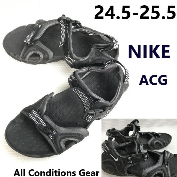 NIKE ACG/ナイキ★AIR/アウトドア/スポーツサンダル【24.5-25.0-25.5/black/黒】All Conditions Gear/アウトドア/sandal/Shoes/trainers◆sQ-604