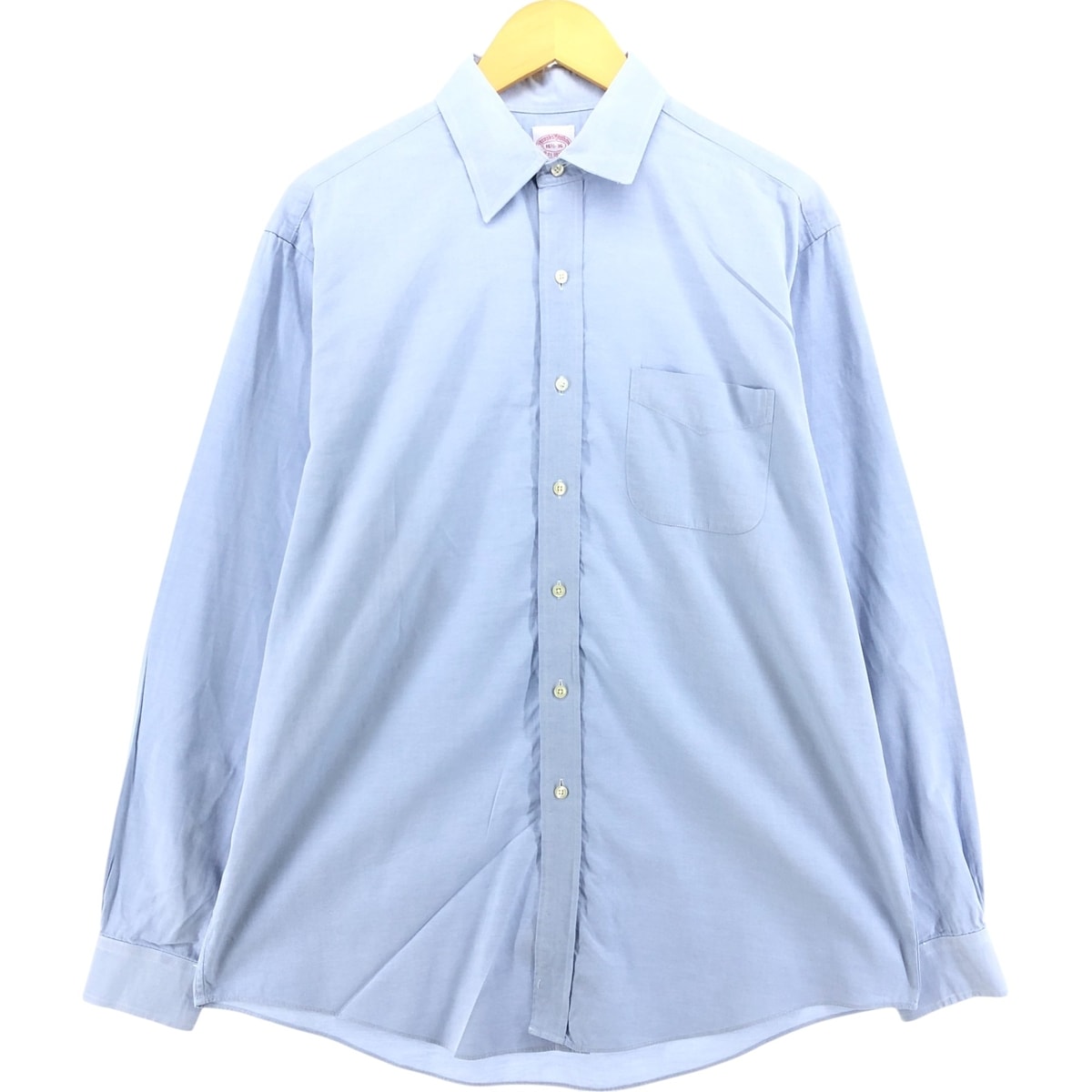 古着 ブルックスブラザーズ Brooks Brothers Est.1818 REGULAR FIT 長袖 コットンシャツ メンズL相当/eaa539785