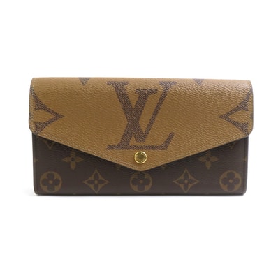 ルイ ヴィトン LOUIS VUITTON 長財布 モノグラム リバース ポルトフォイユ サラ/モノグラム リバース ブラウン ユニセックス M80726【中古】 h31128a