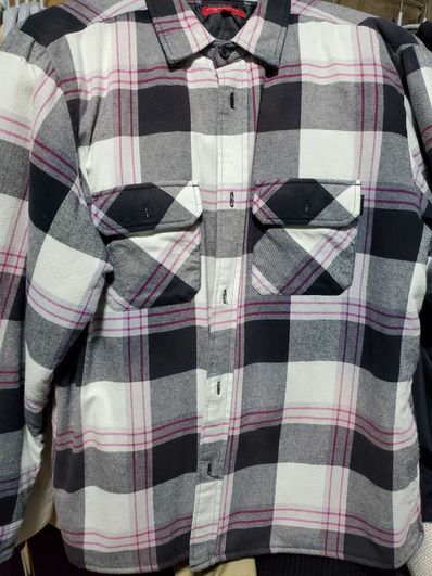 Supreme Quilted Flannel Shirt "White"