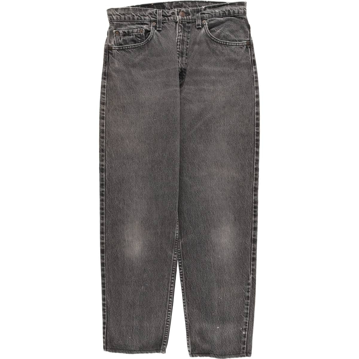 古着 90年代 リーバイス Levi's 560-0260 RELAX FIT TAPERED LEG ブラックデニム テーパードデニムパンツ メンズw31相当 ヴィンテージ/evb030857