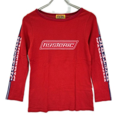 ヒステリックグラマー 01241CL06 レッド VIXEN GIRL Tシャツ FREE