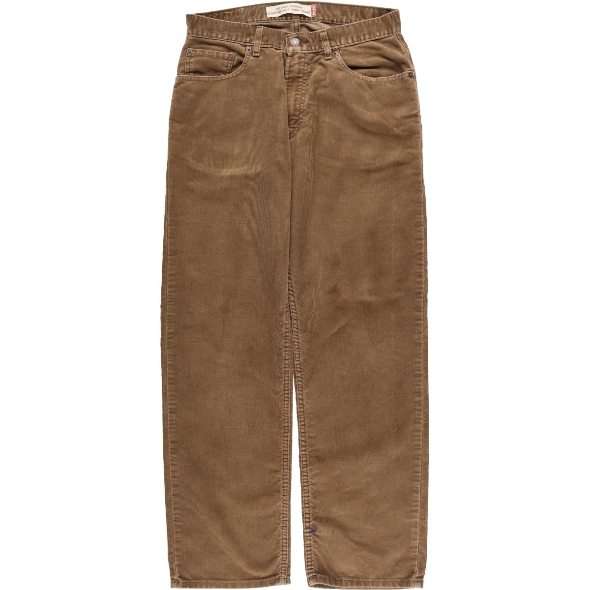 古着 リーバイス Levi's RELAXED STRAIGHT COUPE RELAX A JAMBE DROITE コーデュロイパンツ メンズw33相当/eaa627820