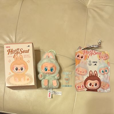 POP MART THE MONSTERS (LABUBU) Have a Seat Plush Series QUQU