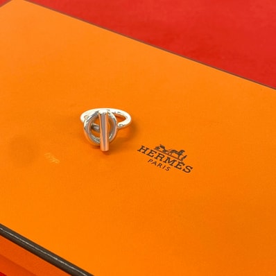 HERMES エルメス エシャペ MM シルバー925 リング・指輪 12号 シルバー
27175