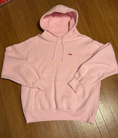 Supreme Small Box Hooded Sweatshirt "Light Pink" (24SS)