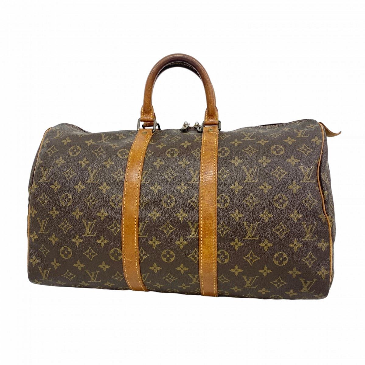 【6dc2321】ルイヴィトン ボストンバッグ モノグラム キーポル45 M41428 ブラウン【中古】メンズ レディース ユニセックス