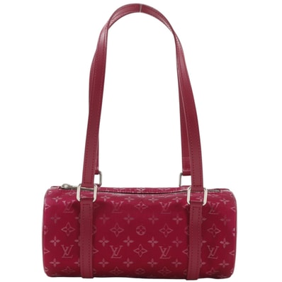 Louis Vuitton Little Papillon Monogram Satin "Rouge"
