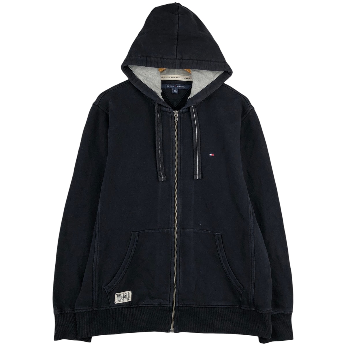 古着 トミーヒルフィガー TOMMY HILFIGER スウェットフルジップパーカー メンズL相当/eaa482650