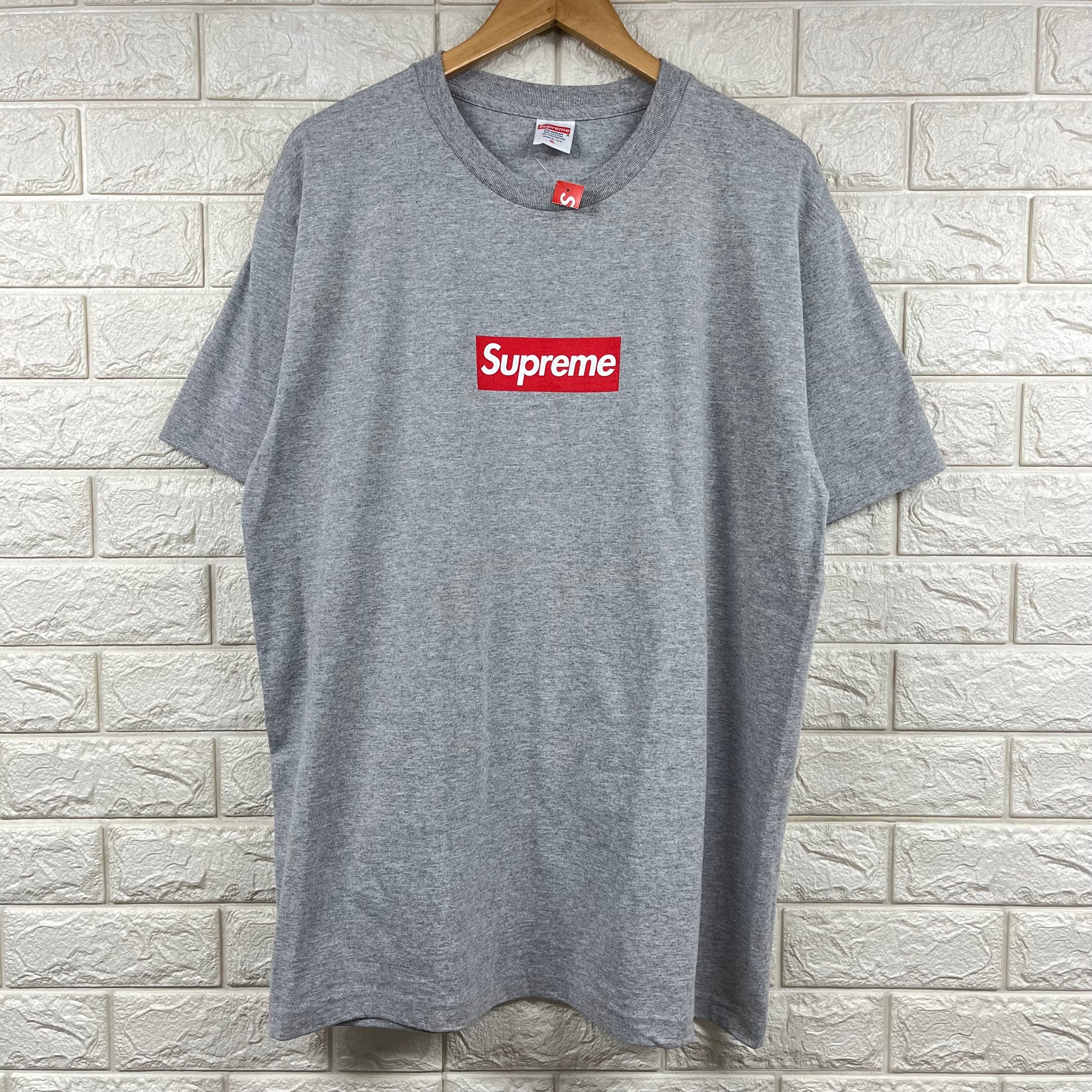 Supreme SVPREME Tシャツ グレー 未使用 A (未使用に近い)】シュプリーム 20th アニバーサリー ボックス ロゴ T