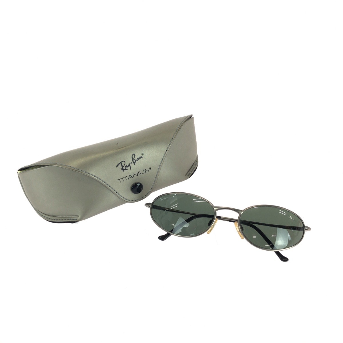 B (目立った傷や汚れなし)】美品 Ray-Ban レイバン TITANIO シルバー