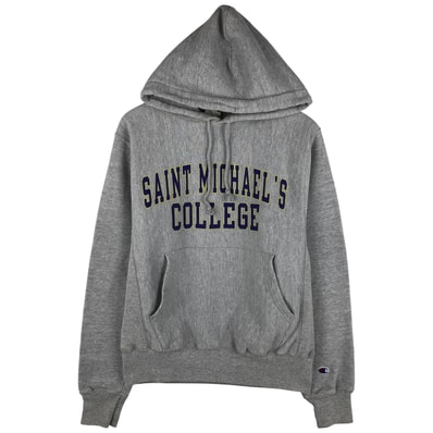 古着 チャンピオン Champion REVERSE WEAVE リバースウィーブ カレッジ スウェットプルオーバーパーカー メンズS相当/eaa607364