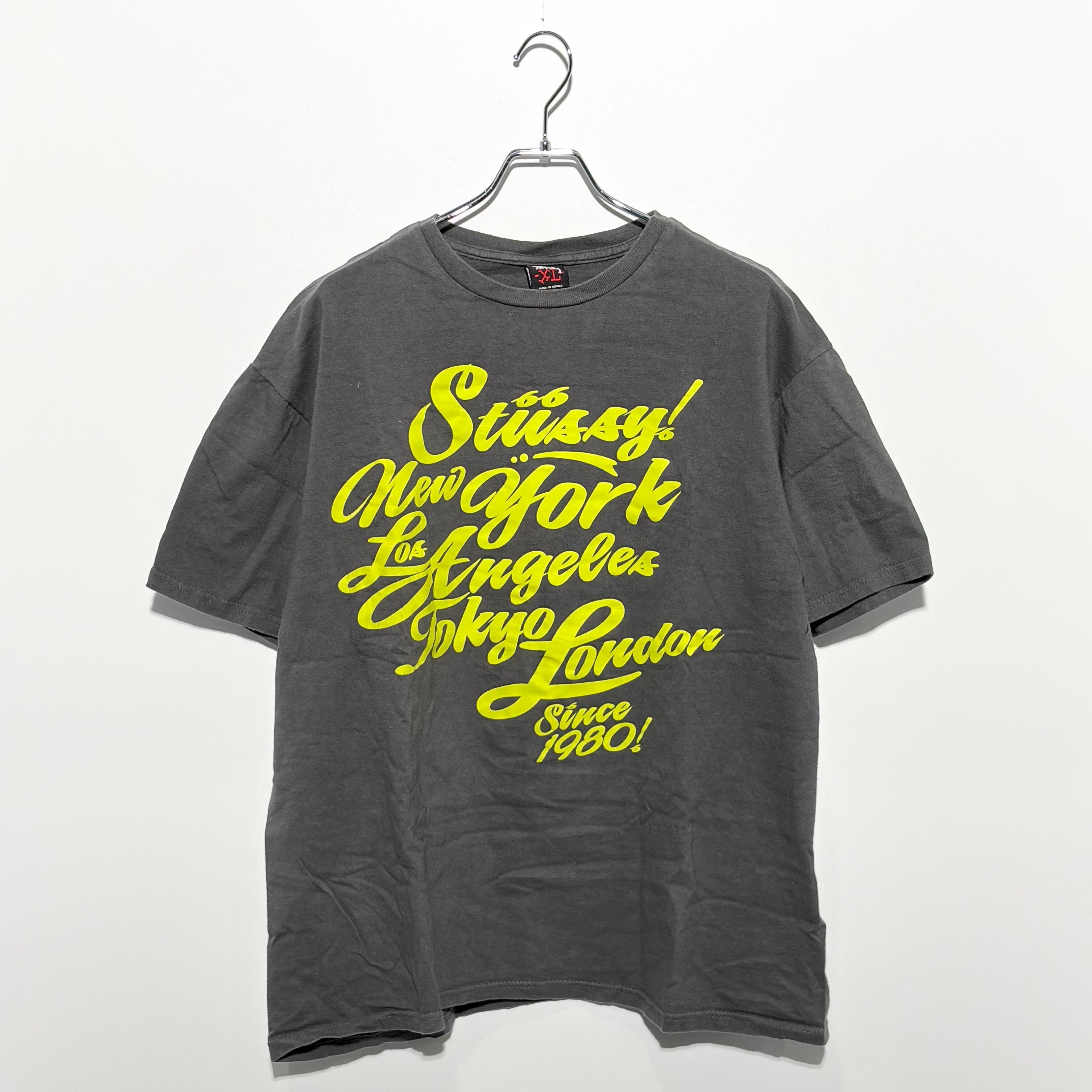 STUSSY WORLD TOUR TEE Grey