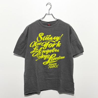 STUSSY WORLD TOUR TEE Grey
