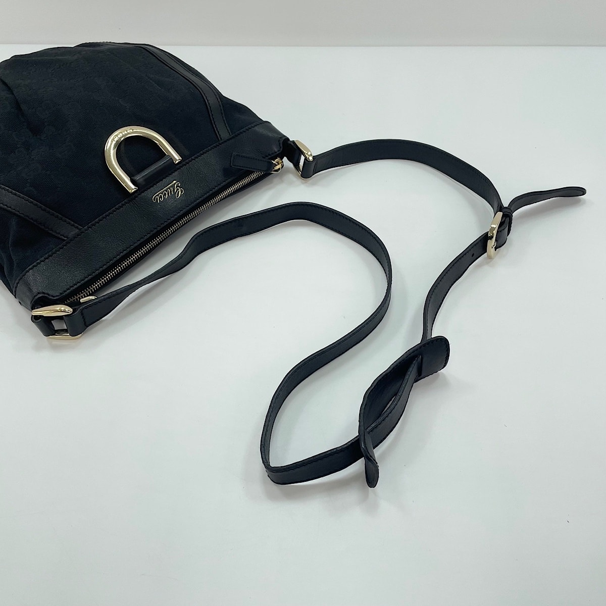 D (傷や汚れあり)】グッチ GUCCI GGキャンバス アビー ショルダー