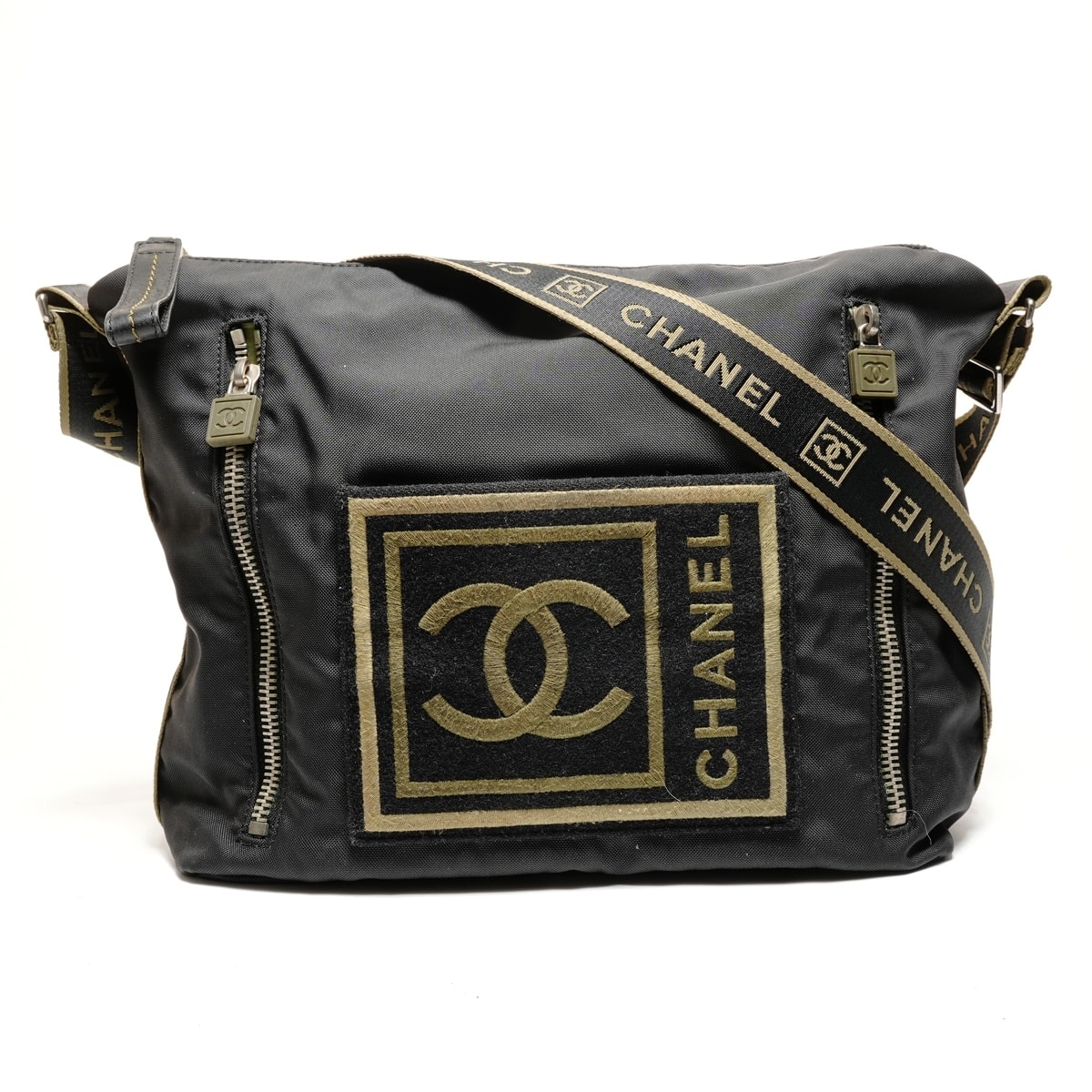 シャネル CHANEL 10番台 2005-2006 ココマーク スポーツライン ショルダーバッグ【中古】