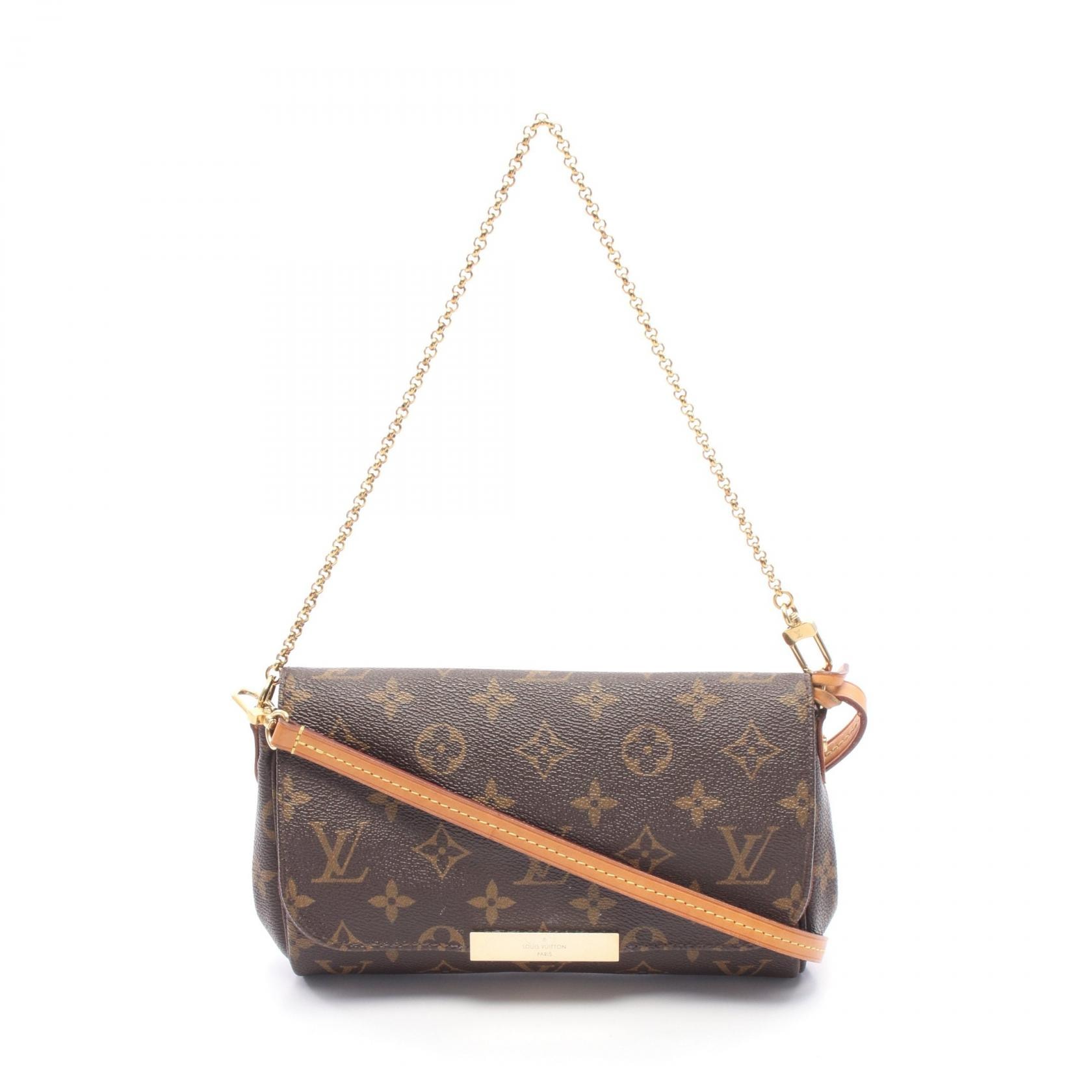 ルイ・ヴィトン LOUIS VUITTON フェイボリットPM 2WAY ハンドバッグ バッグ PVCコーティングキャンバス レザー モノグラム レディース ブラウン系 M40717 【中古】