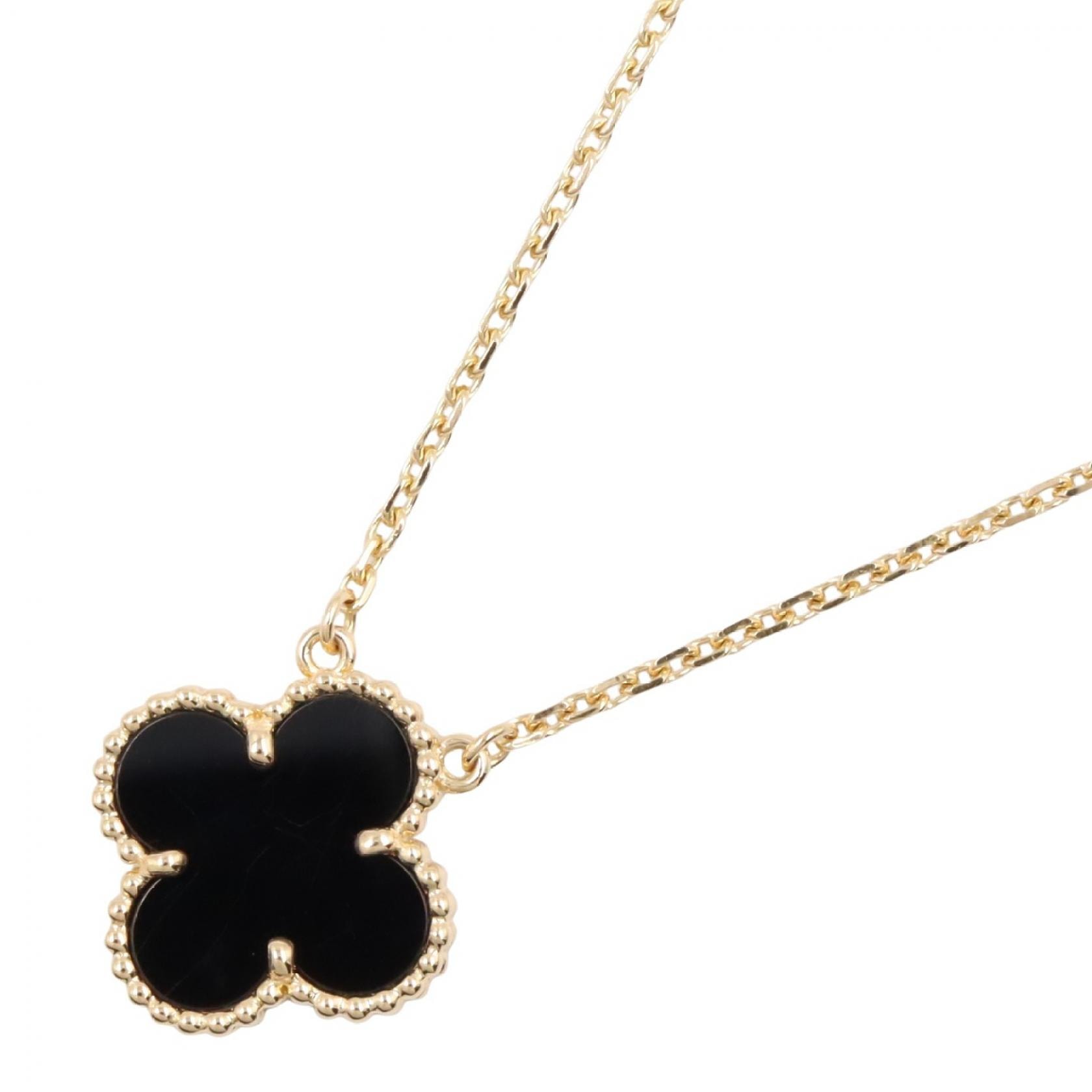 ヴァンクリーフ&アーペル Van Cleef & Arpels ヴィンテージアルハンブラ オニキス ネックレス ネックレス ジュエリー K18(イエローゴールド) オニキス レディース ゴールド系 / ブラック系 VCARA45800 【中古】