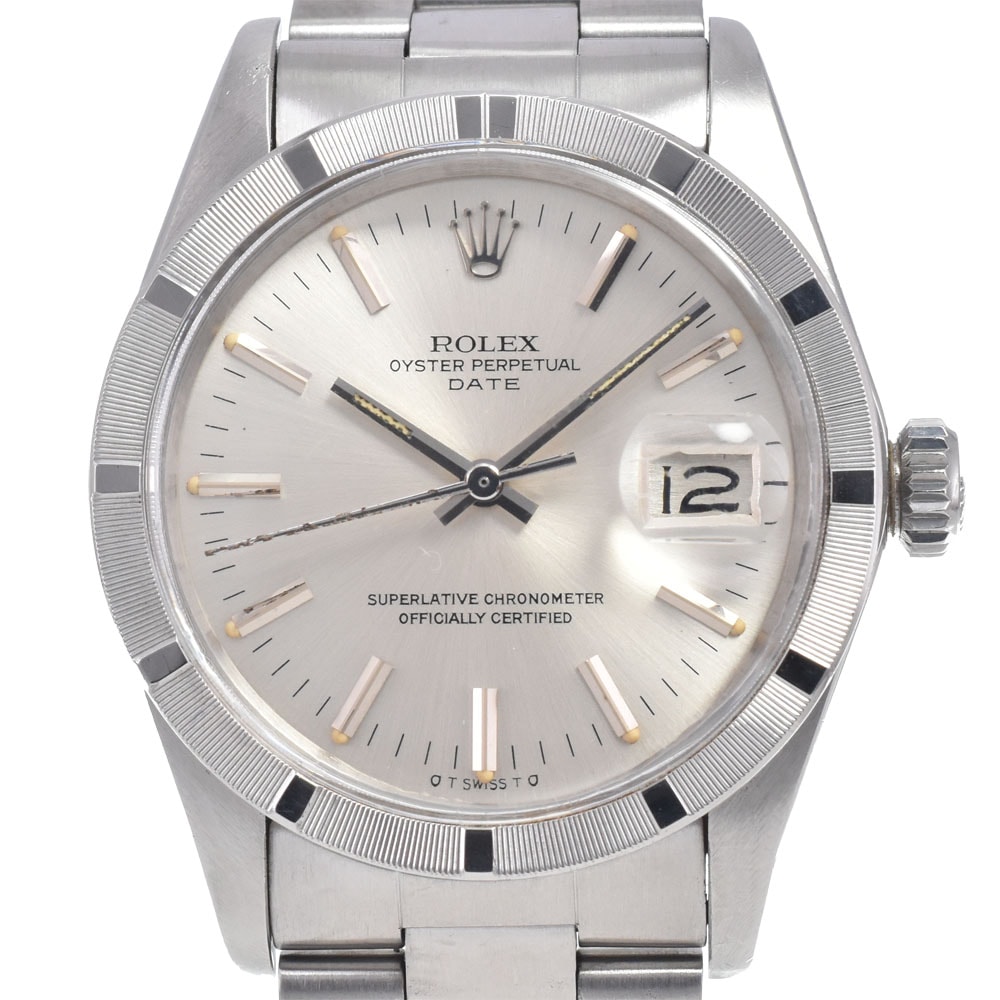 ロレックス ROLEX 1501 ヴィンテージ オイスターパーペチュアル デイト Cal.1570 シグマダイヤル  自動巻き メンズ 良品 腕時計 J#146928