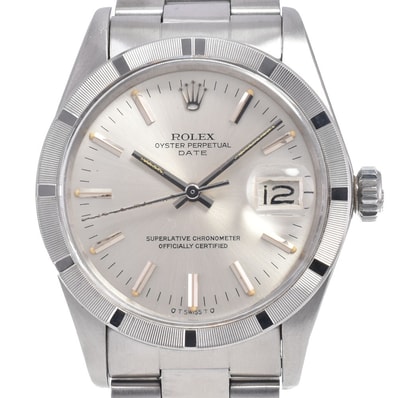 ロレックス ROLEX 1501 ヴィンテージ オイスターパーペチュアル デイト Cal.1570 シグマダイヤル 自動巻き メンズ 良品 腕時計 J#146928