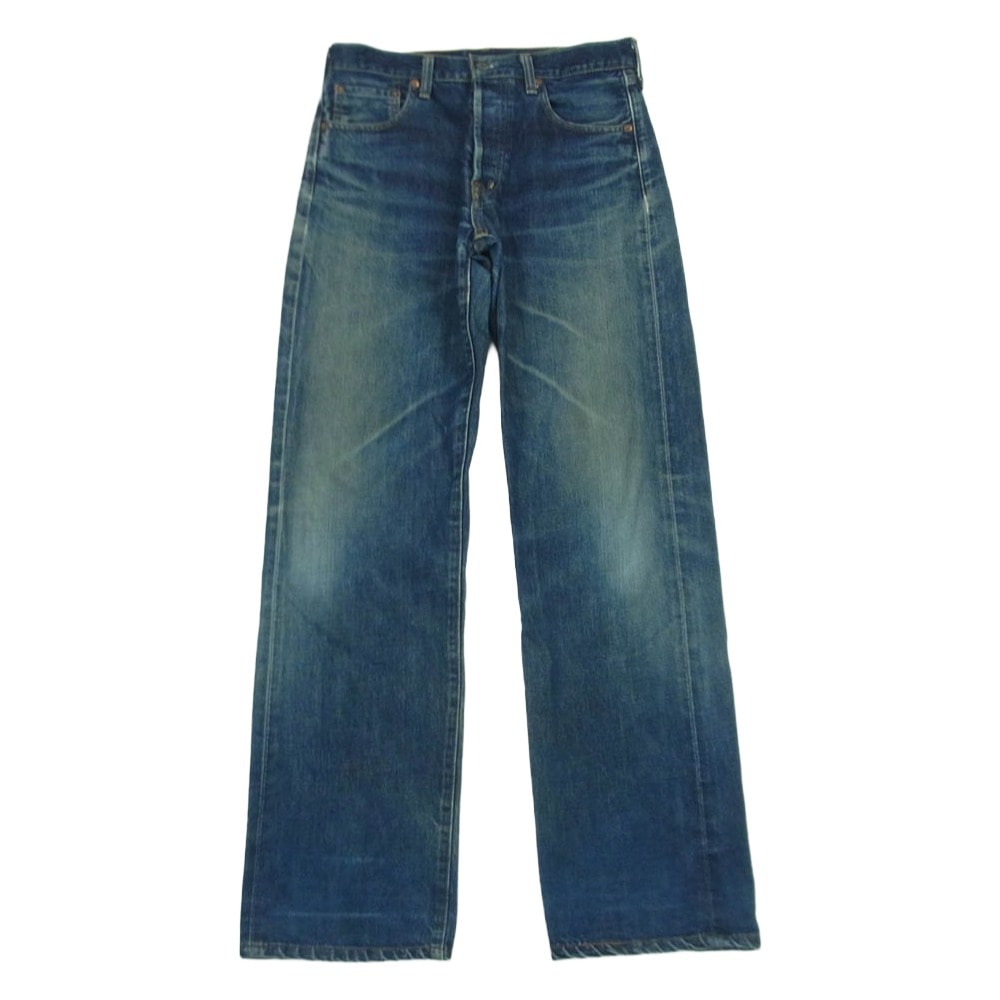 Levi's リーバイス 702 復刻 ボタン裏J22 シンチバック デニム パンツ ジーンズ 日本製 インディゴブルー系 W30 L31【中古】