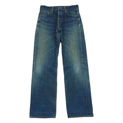 Levi's リーバイス 702 復刻 ボタン裏J22 シンチバック デニム パンツ ジーンズ 日本製 インディゴブルー系 W30 L31【中古】