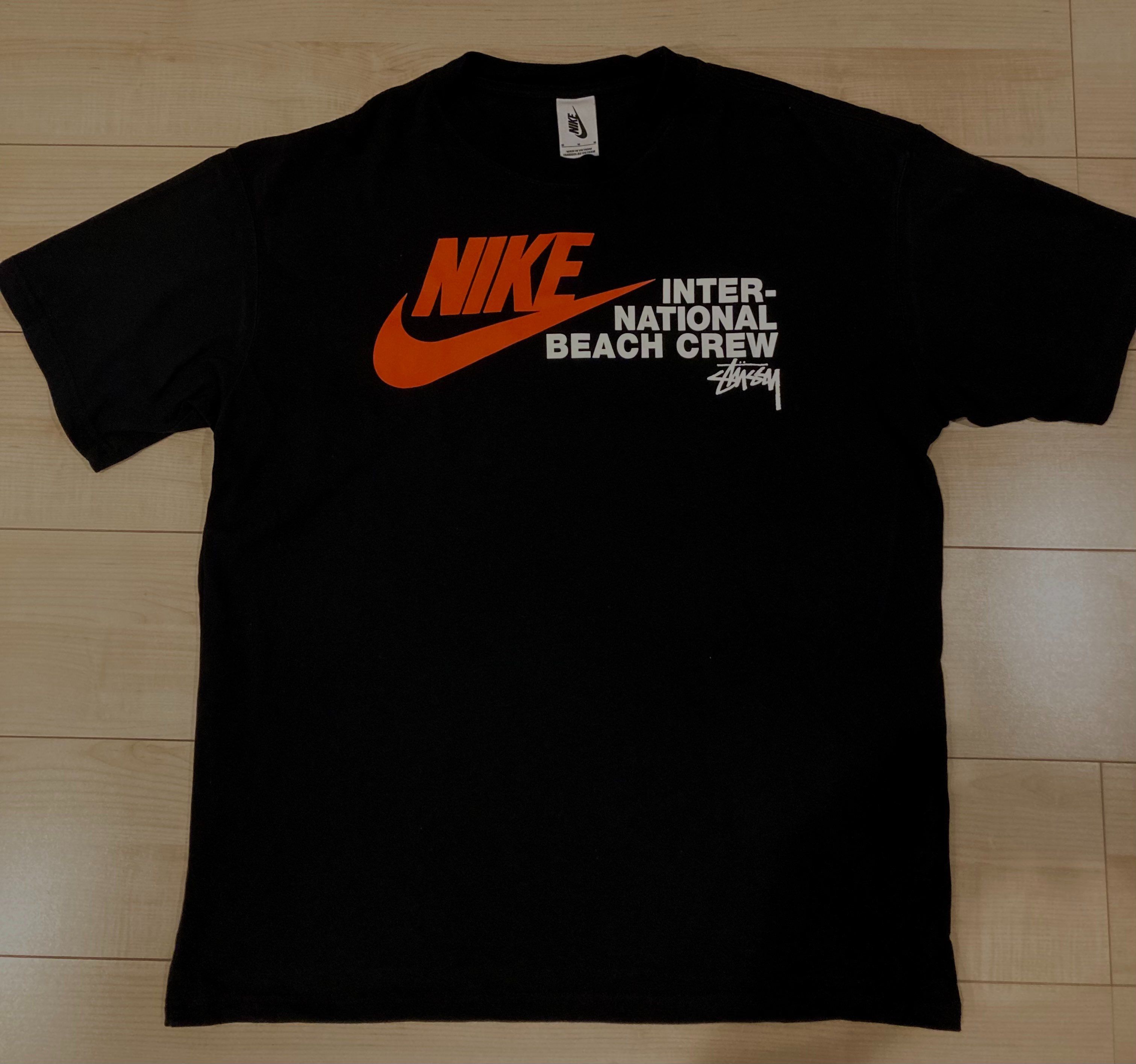 Nike x Stussy International Beach Crew T-Shirt "Black"