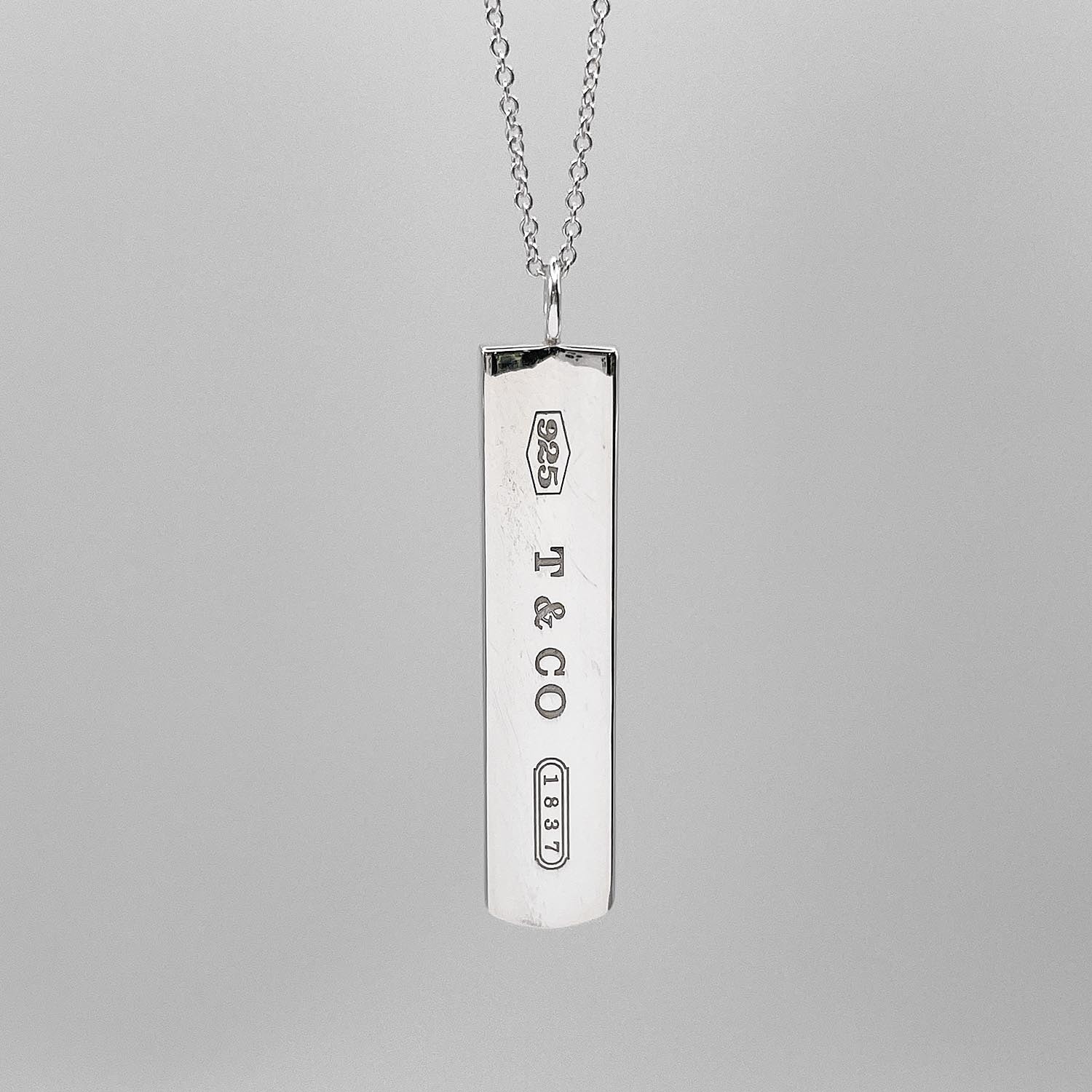 TIFFANY＆Co. ティファニー ネックレス ナローバー 1837 925 総重量