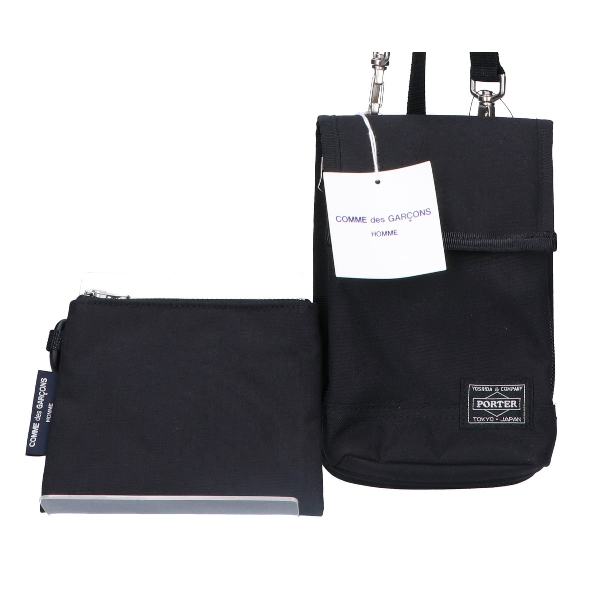 コムデギャルソンオム xPORTERポーター【新品同様/24年製】HN-K201-051-1-1 コラボ
