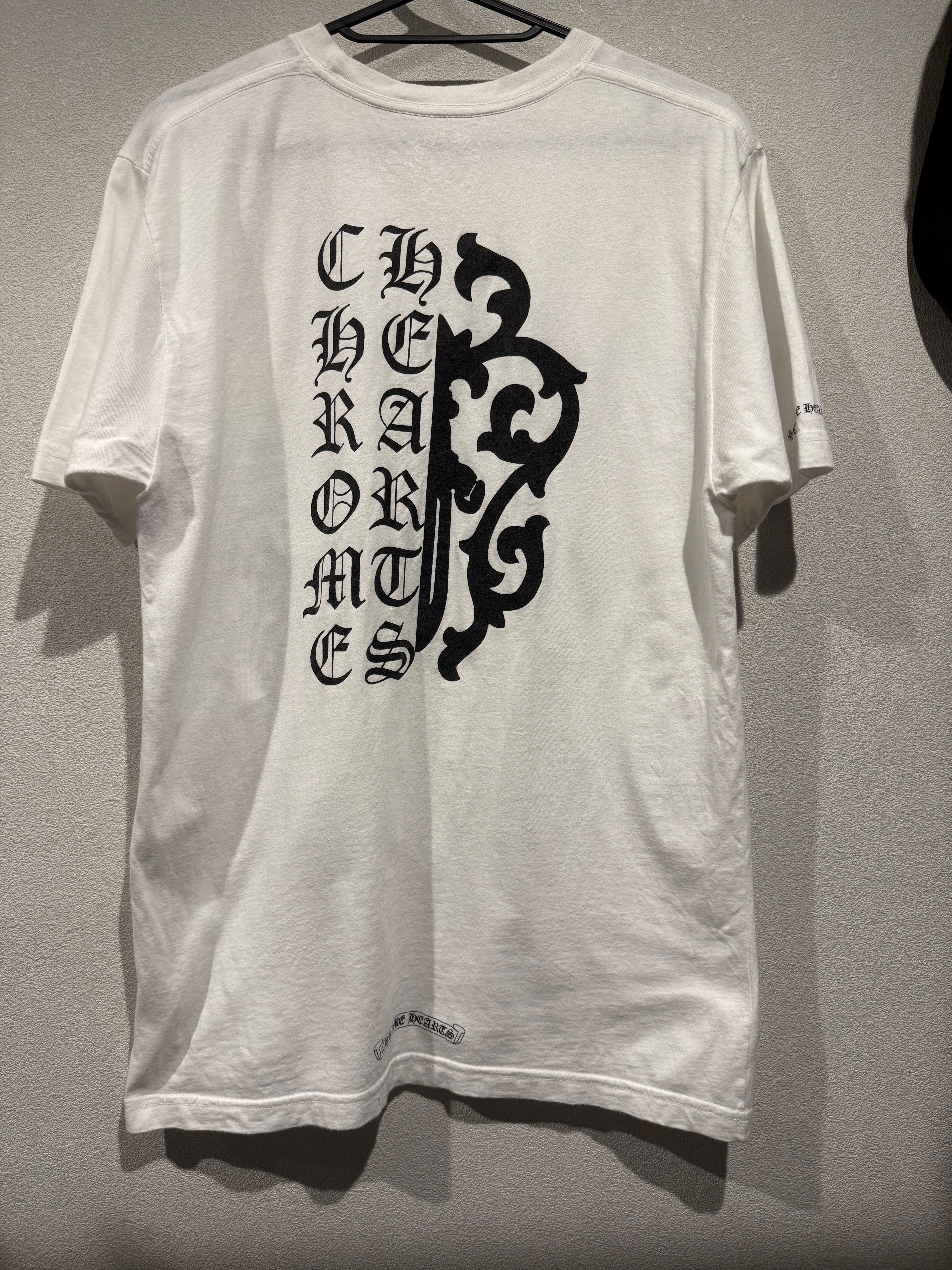 Chrome Hearts Half Dagger Print Pocket T-Shirt "White"