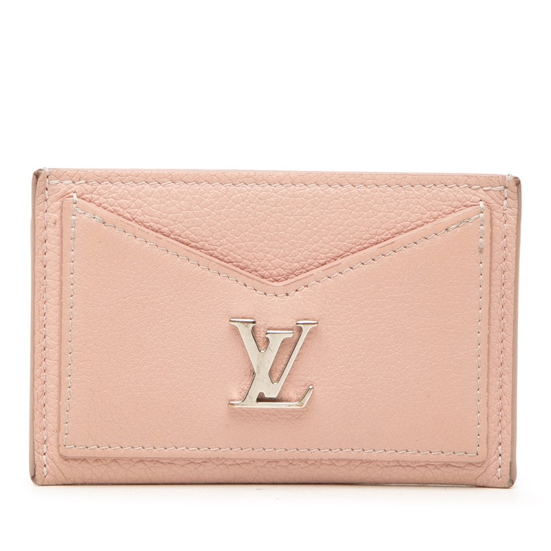 ルイ ヴィトン ポルト カルト ロックミー カードケース M68610 ローズバレリーヌ ピンク レザー レディース LOUIS VUITTON 【中古】