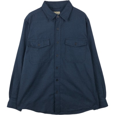 古着 エルエルビーン L.L.Bean 千鳥格子柄 長袖 フランネルシャツ メンズM相当/eaa650286