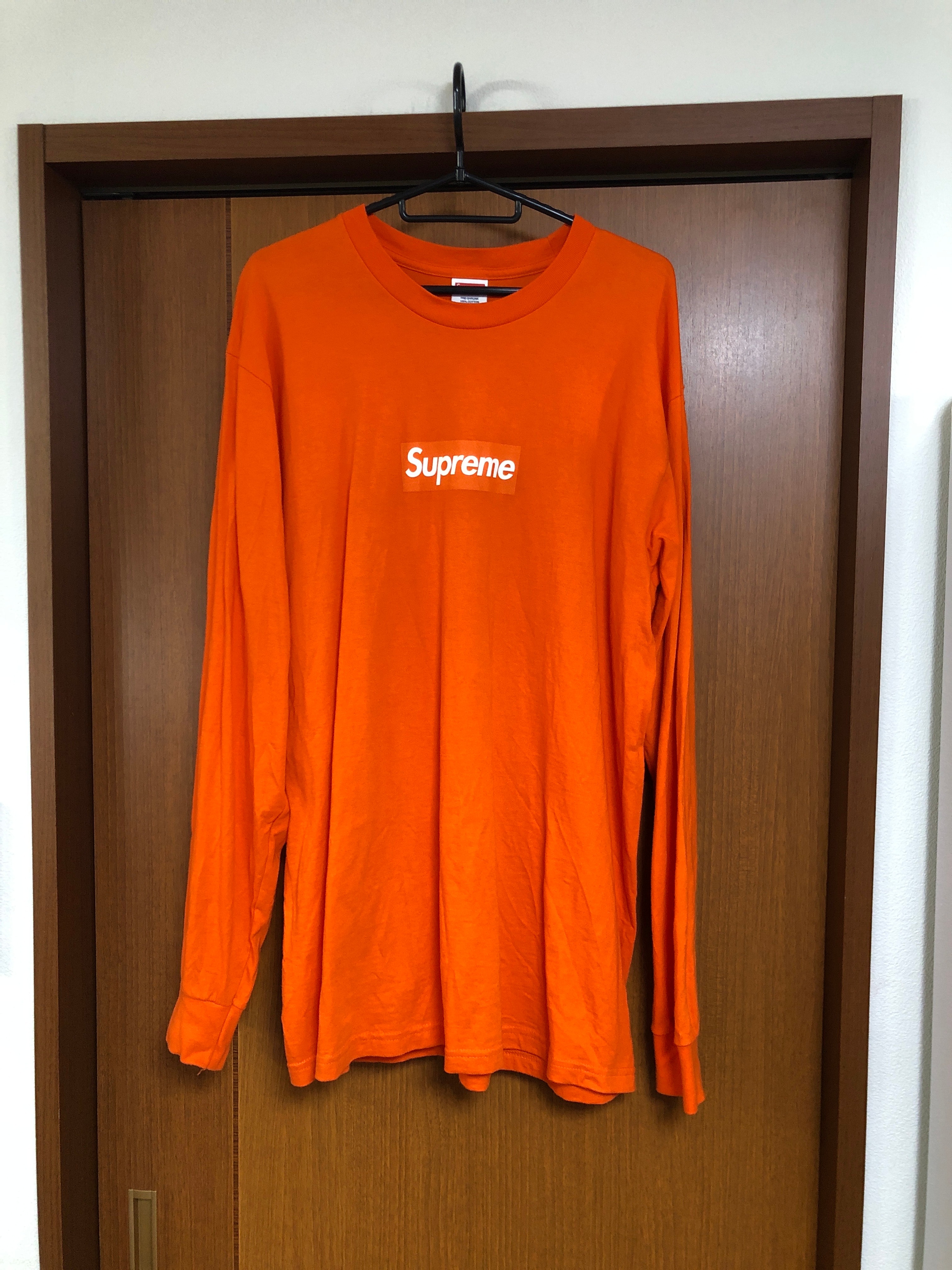 Supreme Box Logo L/S Tee "Orange"