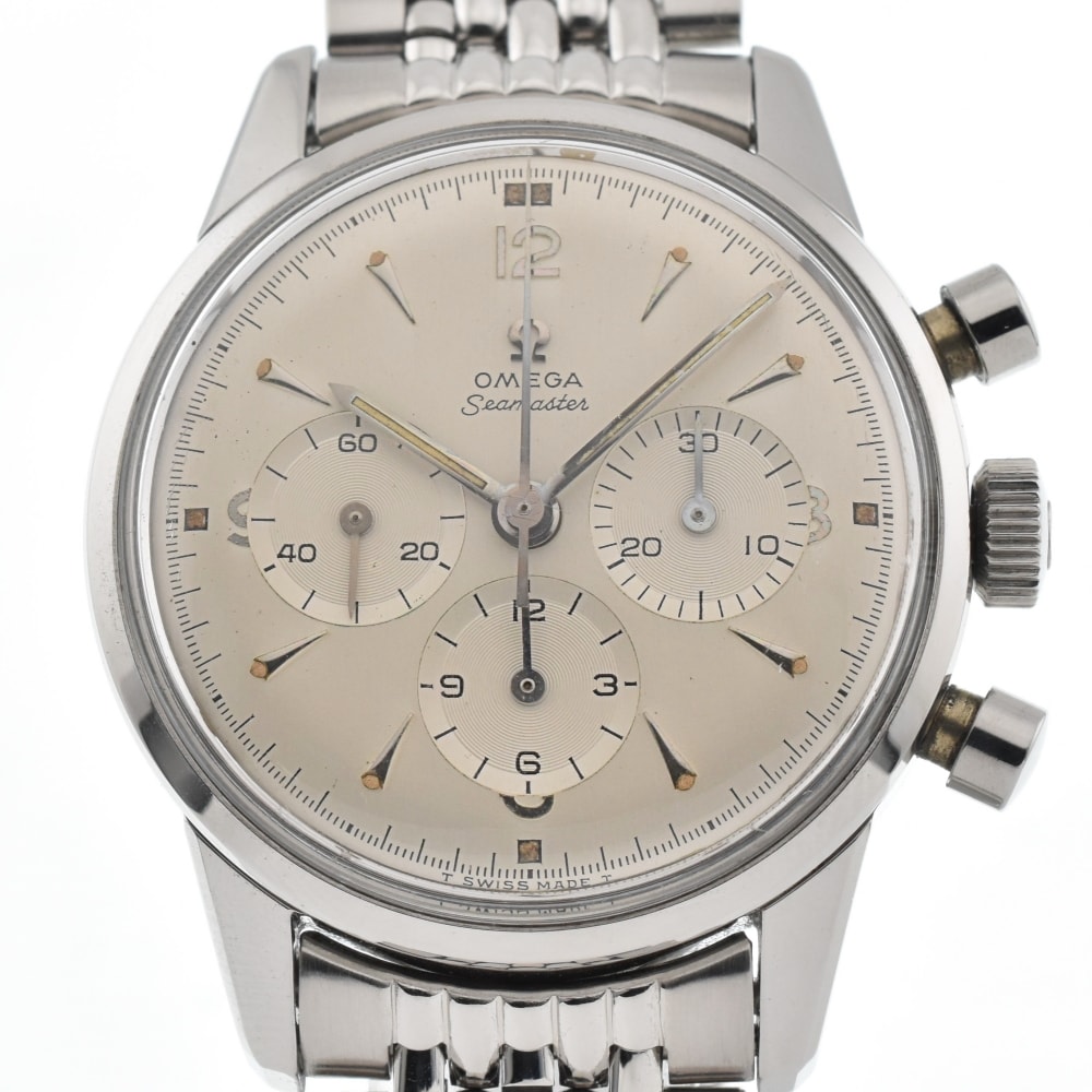 オメガ OMEGA 105.004-64 ヴィンテージ シーマスター クロノグラフ Cal.321 手巻き メンズ 良品 Z#150292