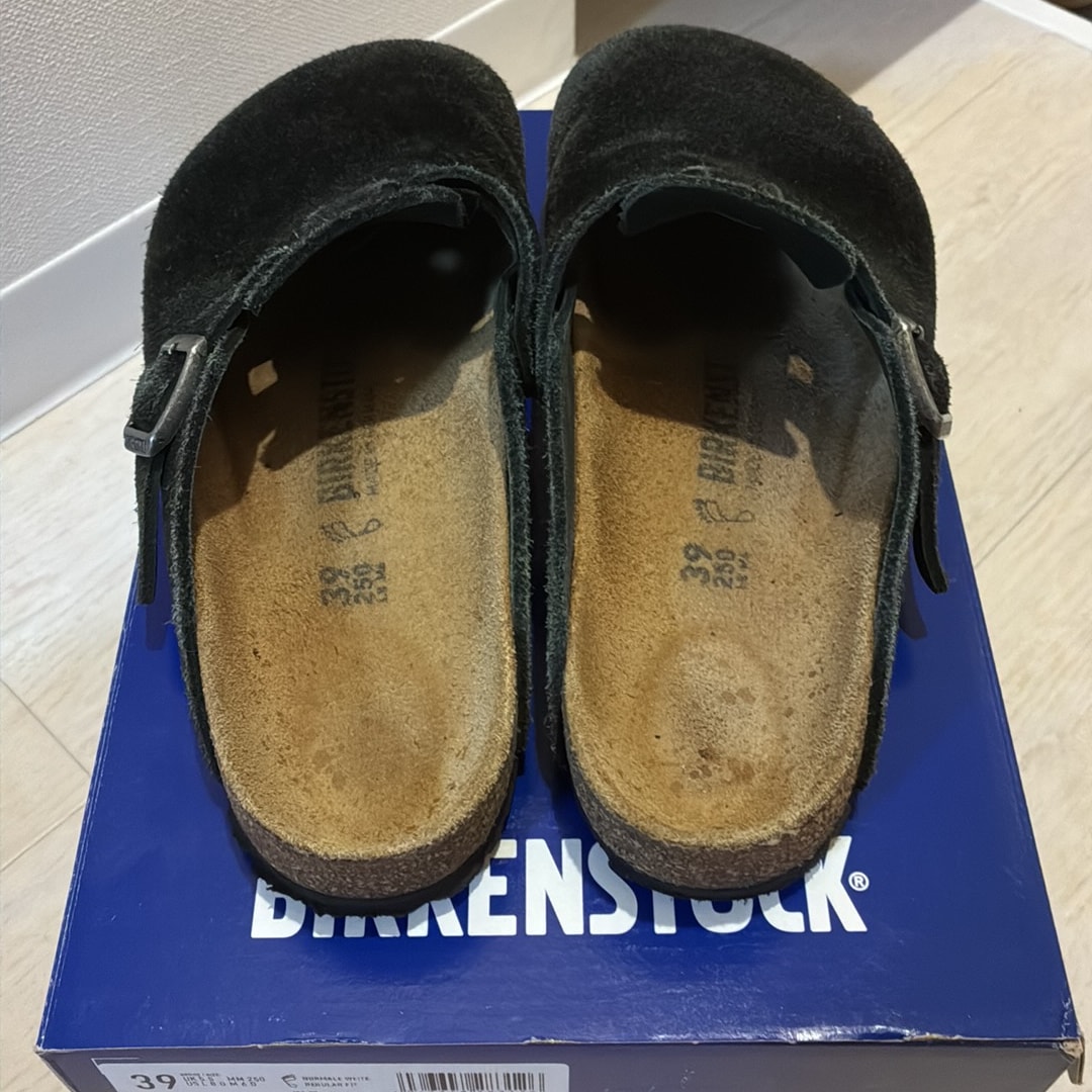 BIRKENSTOCK Boston "Black" (Original Footbed)