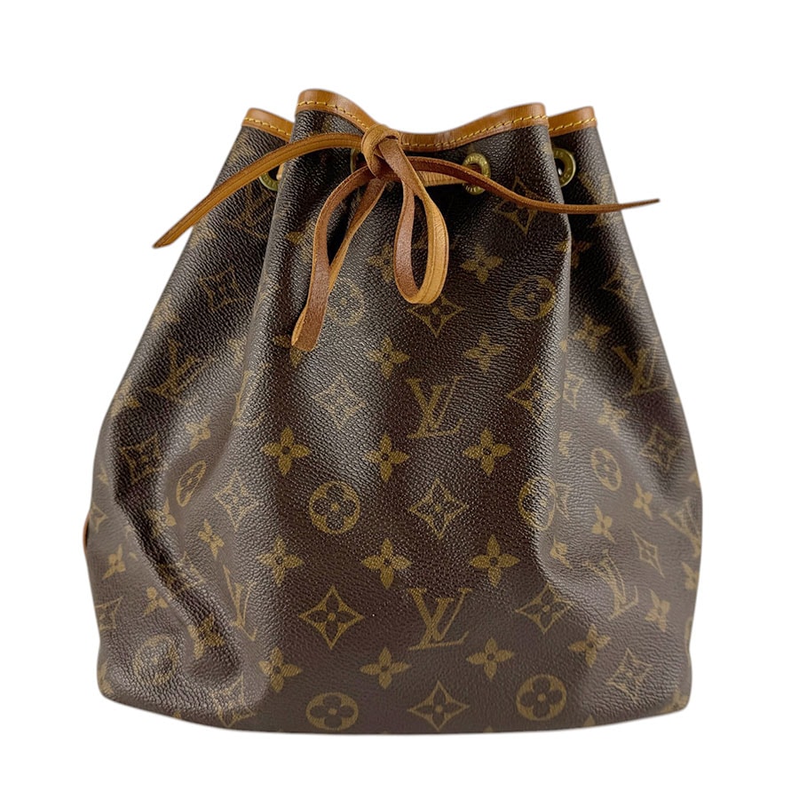 ルイ ヴィトン LOUIS VUITTON ショルダーバッグ モノグラム プチノエ モノグラムキャンバス ブラウン ゴールド レディース M42226【中古】 z9378