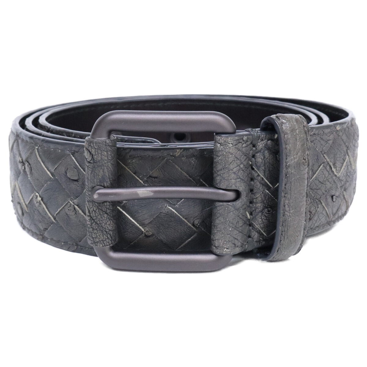 ボッテガヴェネタ 【美品】オーストリッチ イントレチャート 90CM 36IN