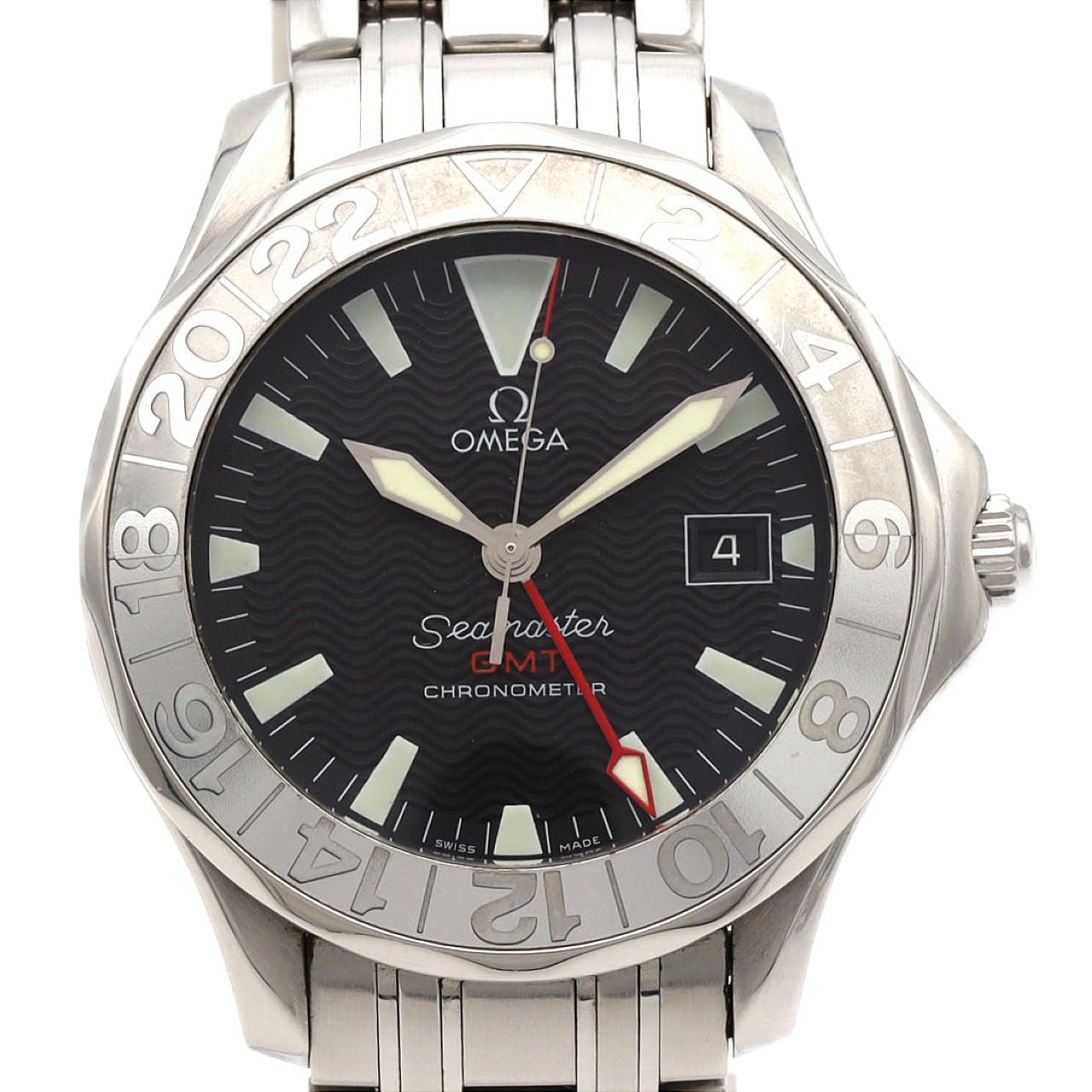 【ノーメンテナンス還元価格】オメガ シーマスターGMT・50YEARS 2534.50 SS 自動巻