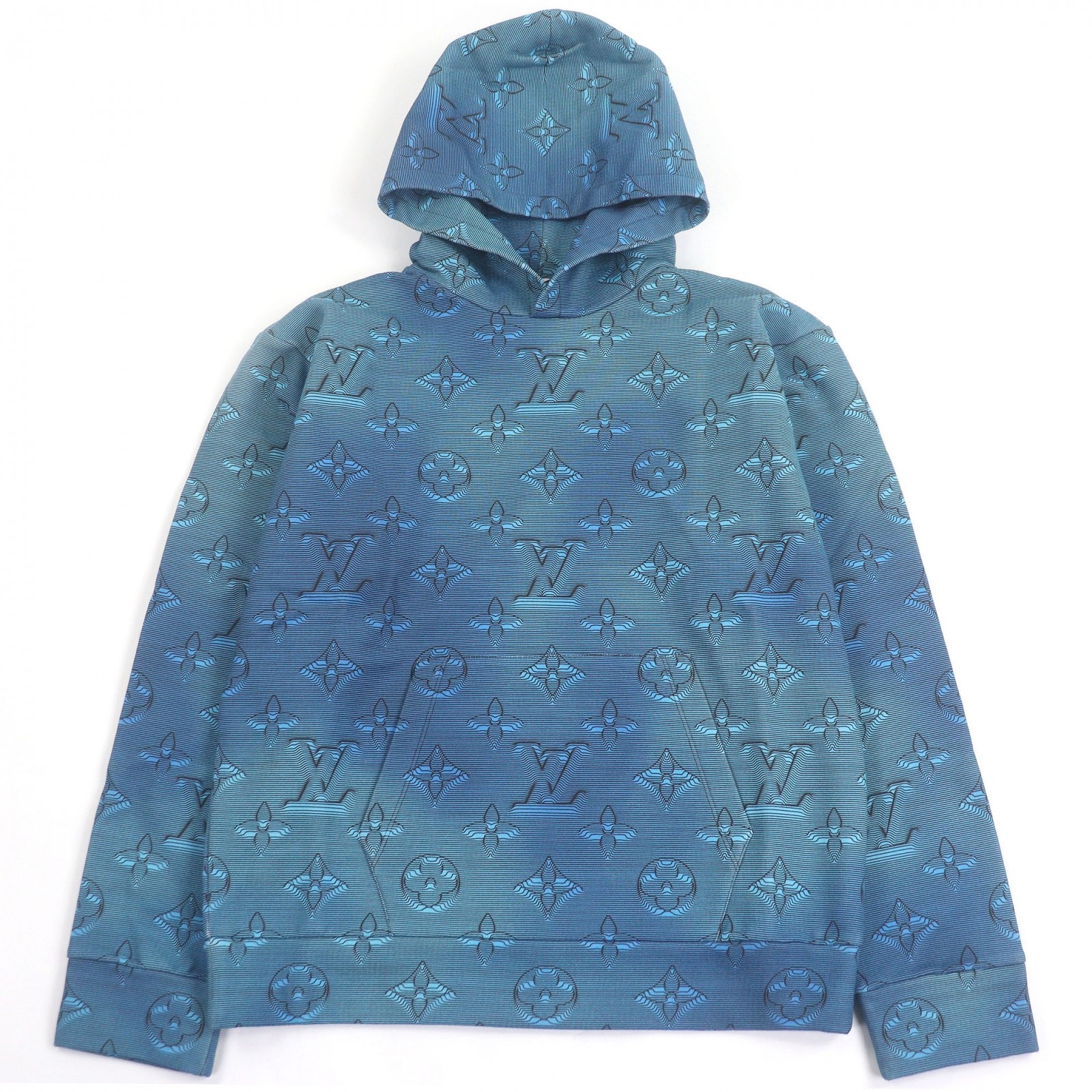 未使用品 ルイヴィトン パーカー ライトブルー メンズ L