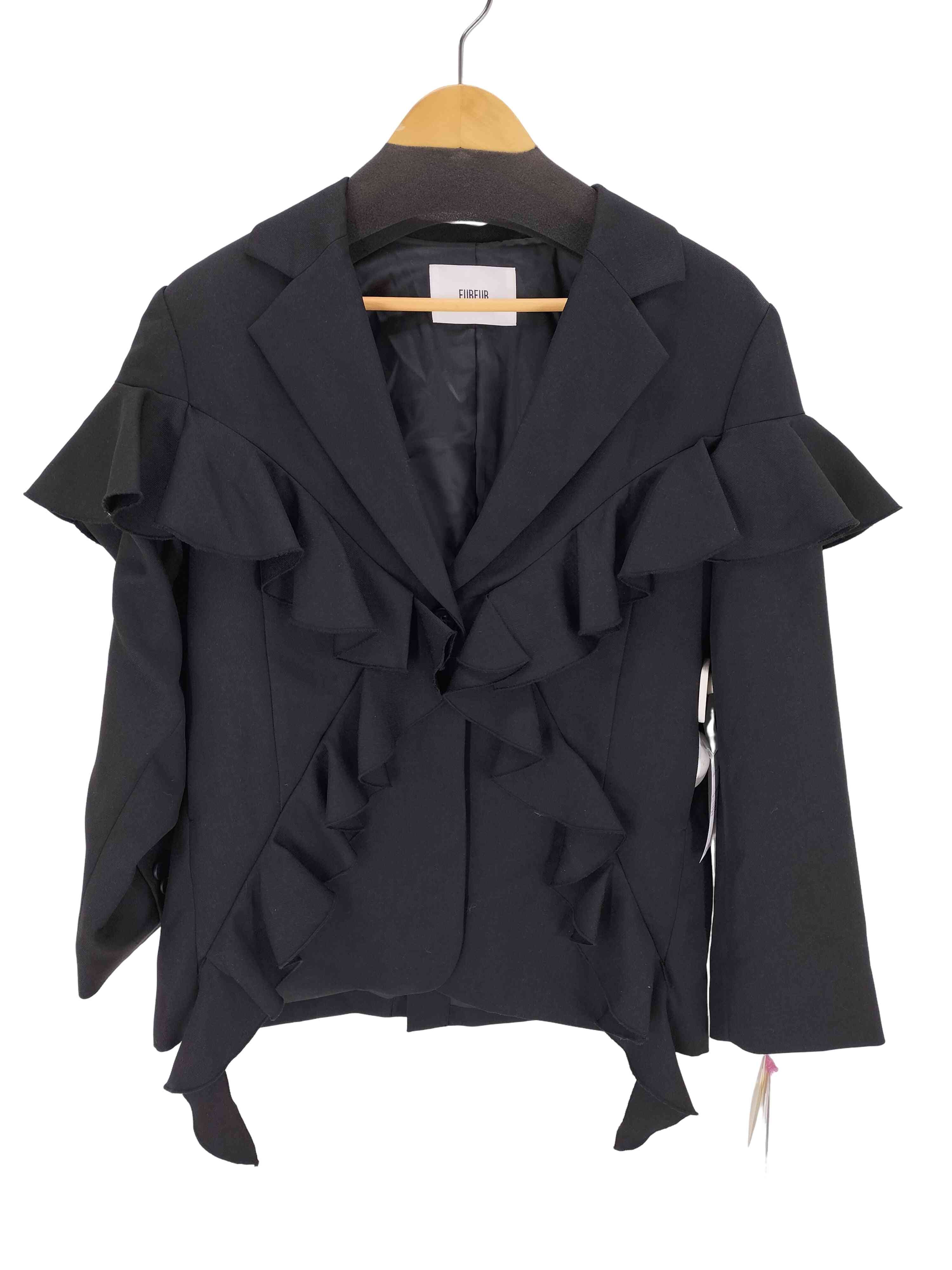 26SS フリルデザインテーラードジャケット【1142323012441】