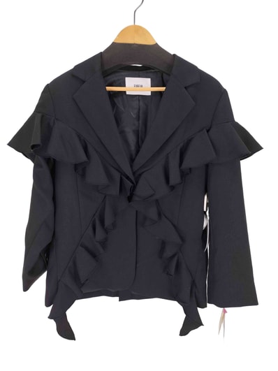 26SS フリルデザインテーラードジャケット【1142323012441】