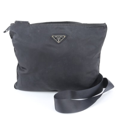 ■美品 プラダ テスート ナイロントライアングルロゴショルダーバッグ