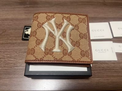 GUCCI x NY Yankees GG Canvas Wallet
