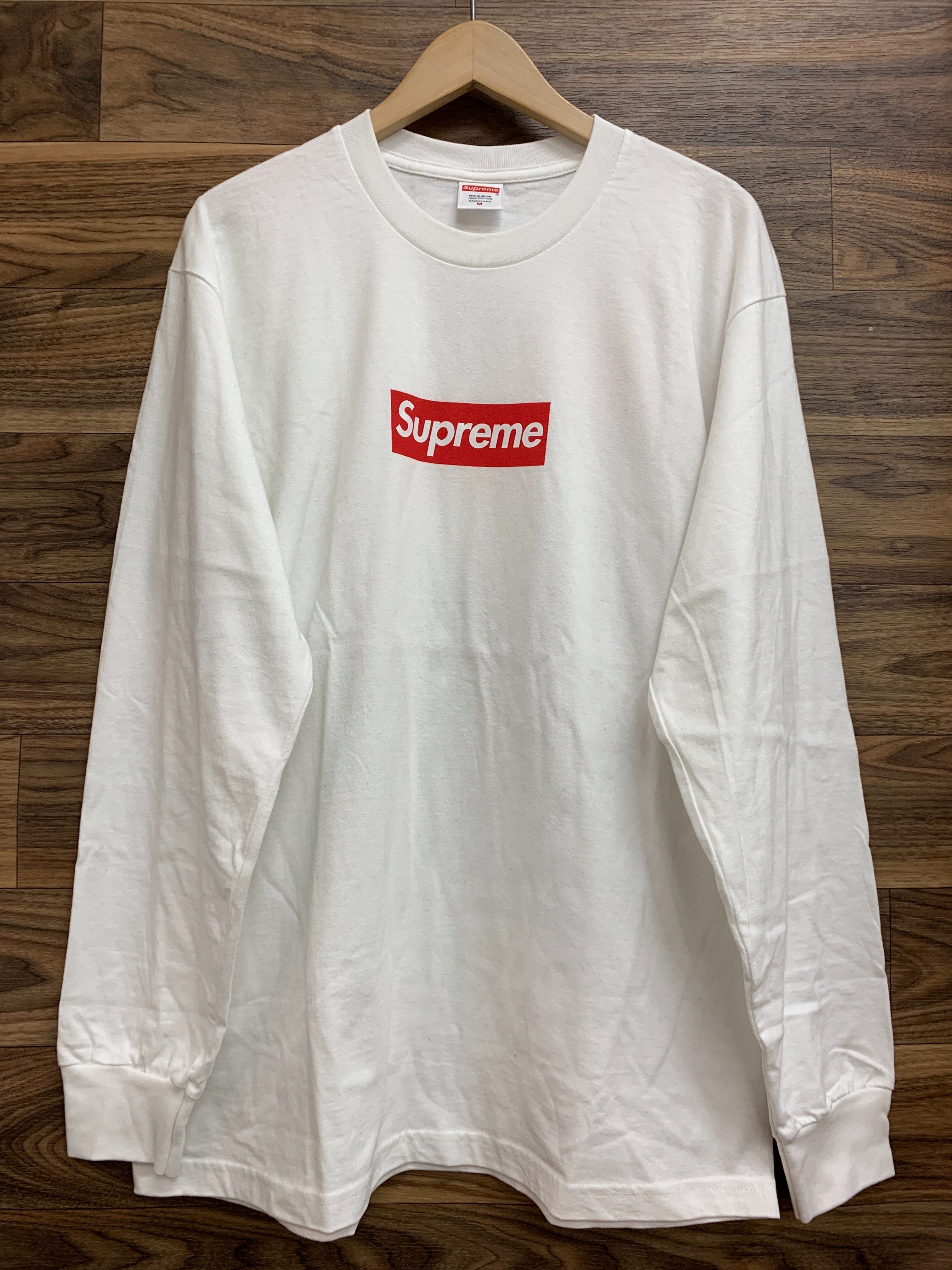 Supreme Box Logo L/S Tee "White"