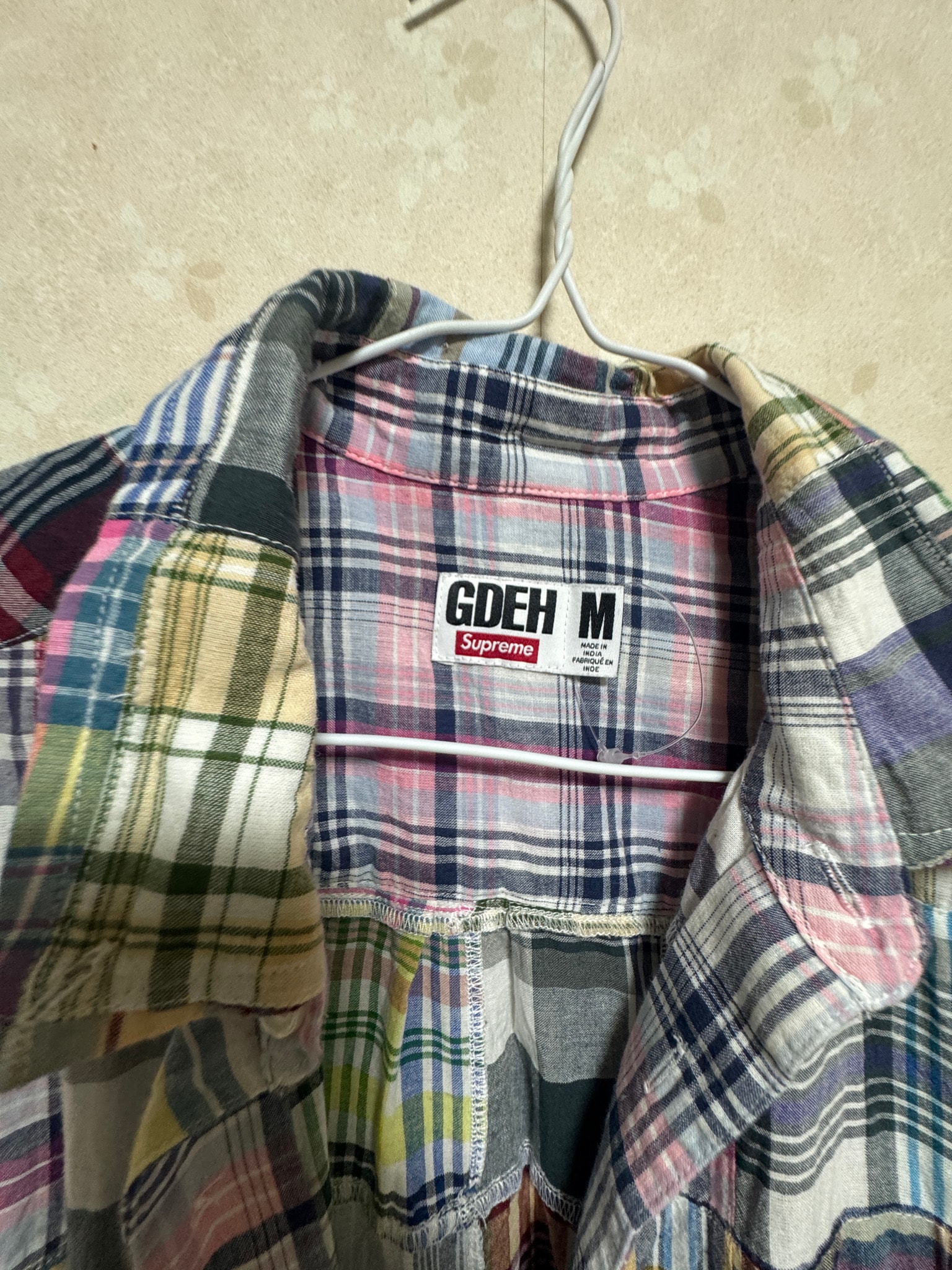 Supreme x GOODENOUGH Patchwork S/S Shirt "Multi"