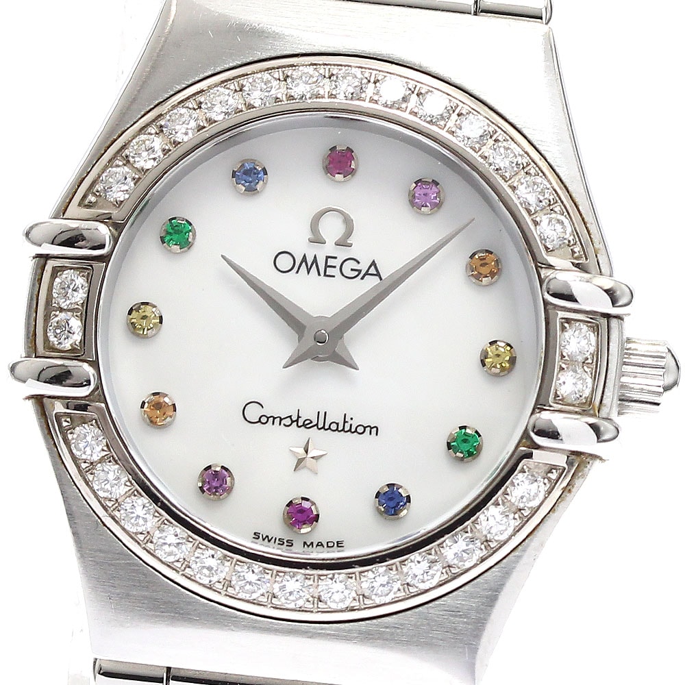 オメガ コンステレーションミニ マイチョイス アイリス レディース 【中古】